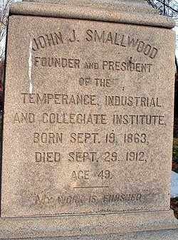 Smallwood gravestone